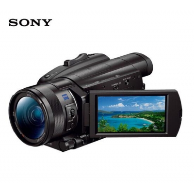 攝像機 SONY FDR-AX700 4K HDR高清數(shù)碼攝像機 標機+64GSD4K高速卡+包+UV鏡+三腳架